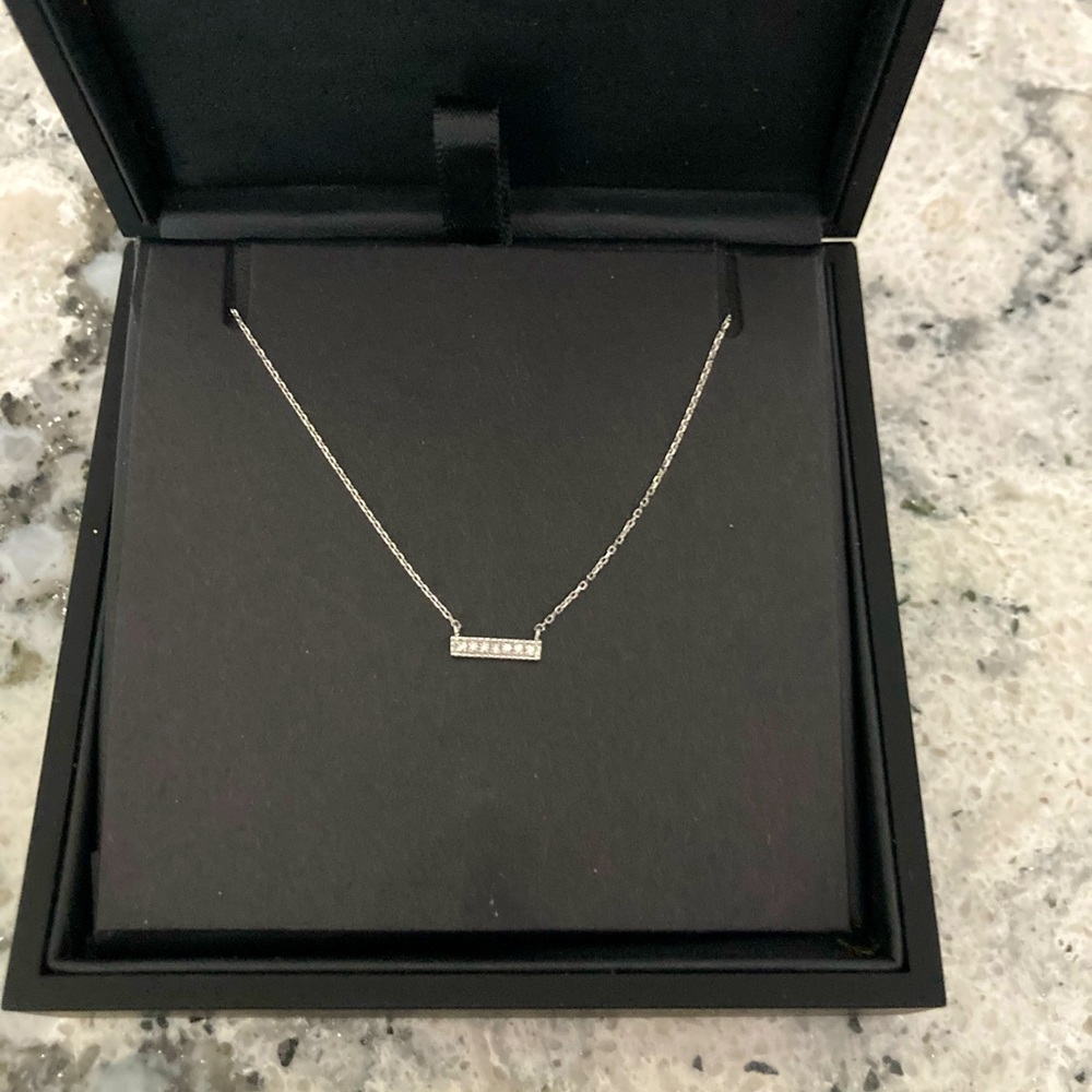 Dana Rebecca Sylvie Rose Bar Necklace